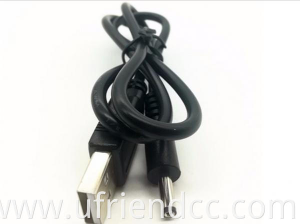 ODM OEM 1M 20AWG USB 2.0 A Male to 3.5mm DC Connector Plug Power Cord Cable 5V 9V 12V Charge Barrel Jack Power Cable Black